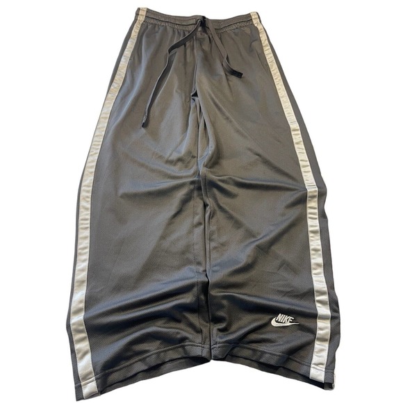 Nike Gray Sweatpants with White Stripes - Picture 1 of 15